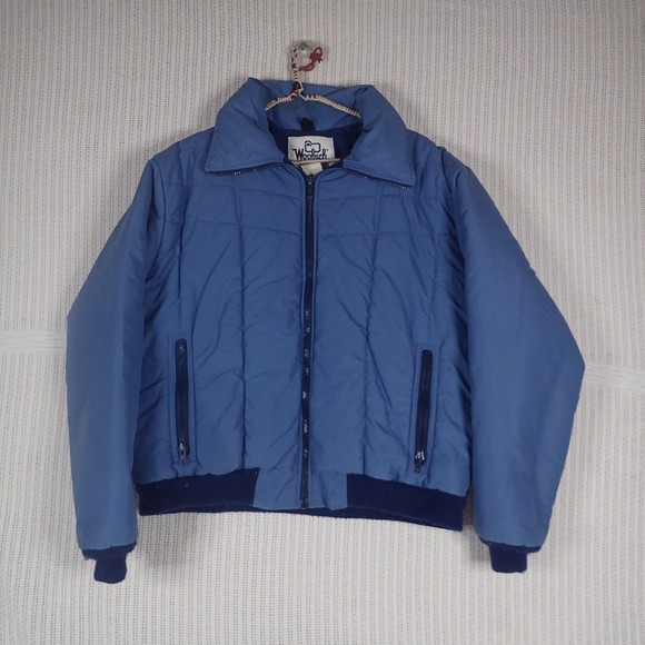 Woolrich Jackets & Coats Vintage Woolrich Mens Blue Jacket Coat